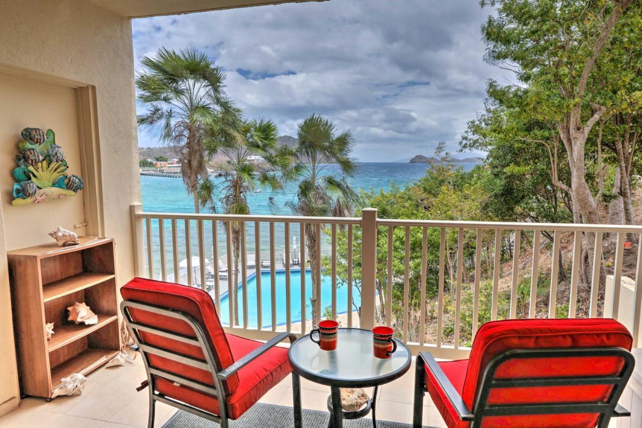 Saint Thomas Condo With Ocean Views, Walk To Beach! ฟรีเดนดัีล ภายนอก รูปภาพ